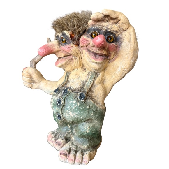 NyForm troll Folk Saga 2 headed Norwegian Vintage EUC - Picture 4 of 13